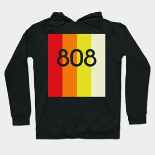 TR-808 STRIPES & FONT #3 Hoodie